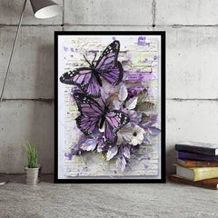 Butterfly Rhinestone Diamond Painting Kit - DIY Arts and Crafts