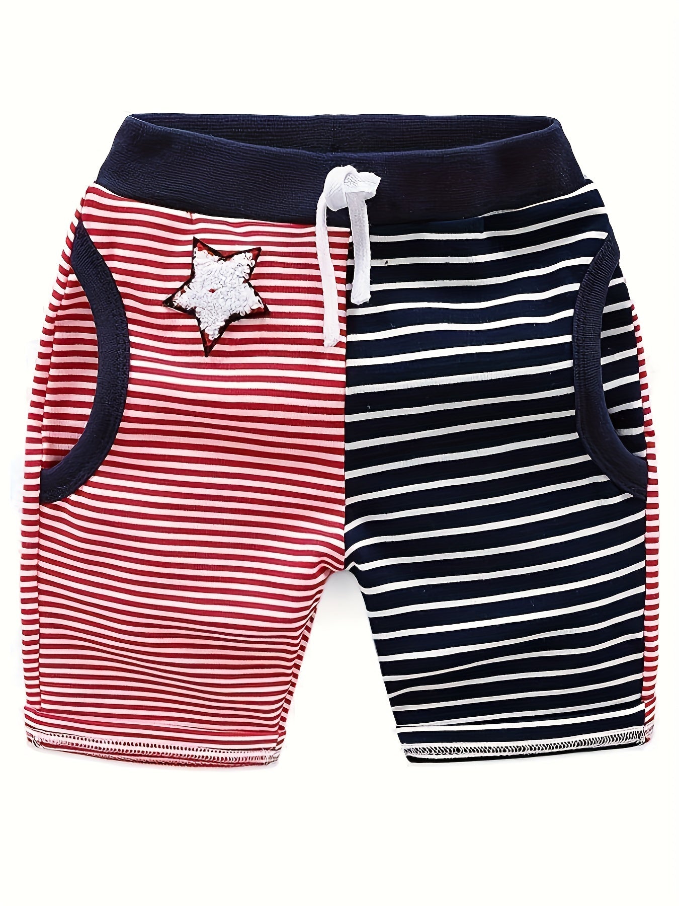 Boys Striped Comfortable Shorts for Summer Outdoor