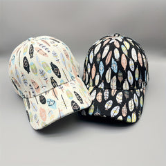 Painted Leaves Baseball Cap Men's Outdoor Leisure Vacation Hat Spring And Summer
