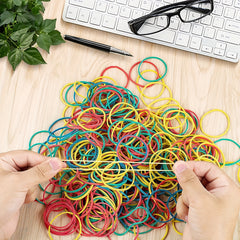 100-500 Multicolor Assorted Rubber Bands Sturdy Heat Resistant Band