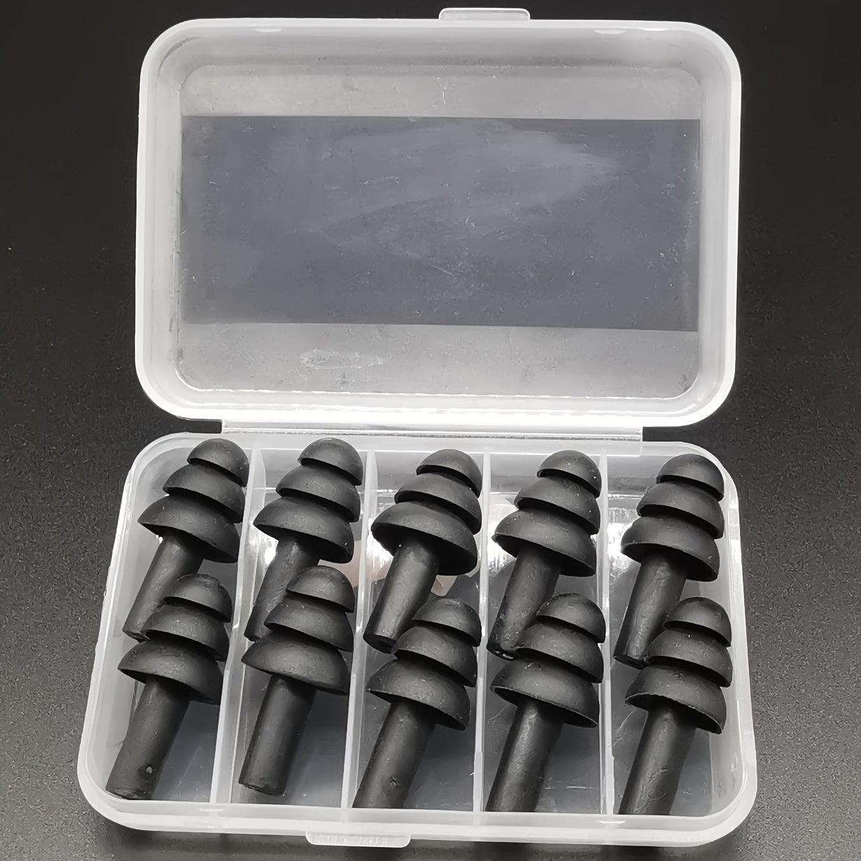5 Pairs Round Shaft Earplugs For Swimming Anti noise Earplugs