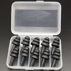 5 Pairs Round Shaft Earplugs For Swimming Anti noise Earplugs