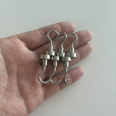 6pcs Magnetic Hooks Strong Load Bearing Storage Key Coat Cup Hanging