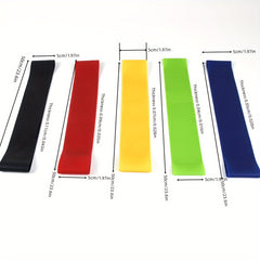 5pcs TPE Yoga Resistance Bands Fitness Stretching Bands