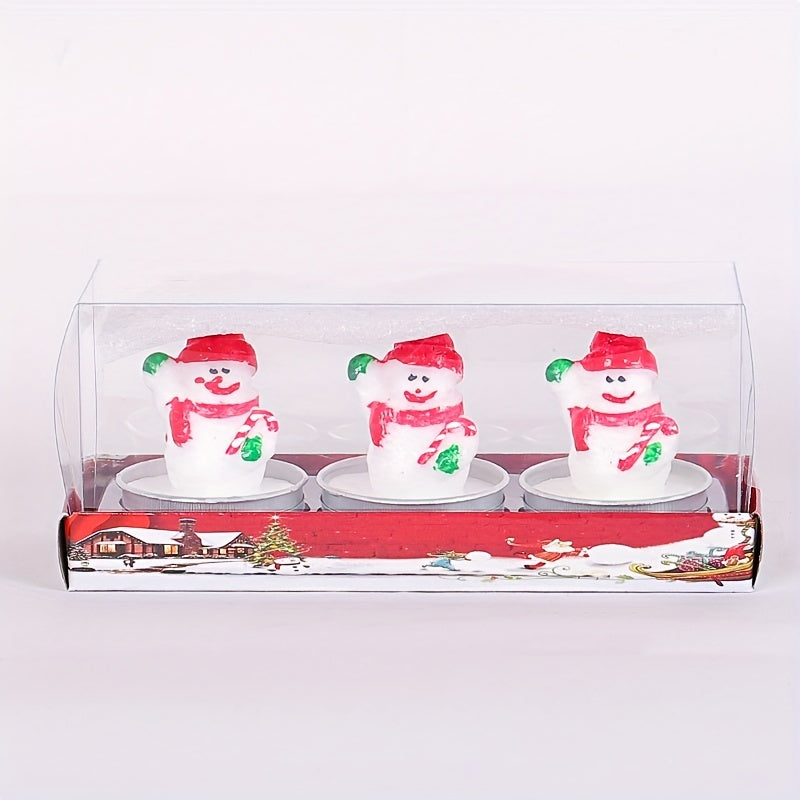 Christmas Candles Paraffin Painted Confession Props
