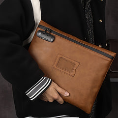 Large Capacity A4 Document Bag Waterproof Business Briefcase