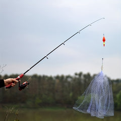 Luminous Fishing Net w/ Copper Spring Size Trap for More Fish