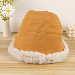 Winter Autumn Bucket Hat Female Adult Beanies Skullcap Keep Warm Beanies