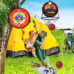 Portable Foldable Basketball Frame 35x56 cm Outdoor Party Game Toy