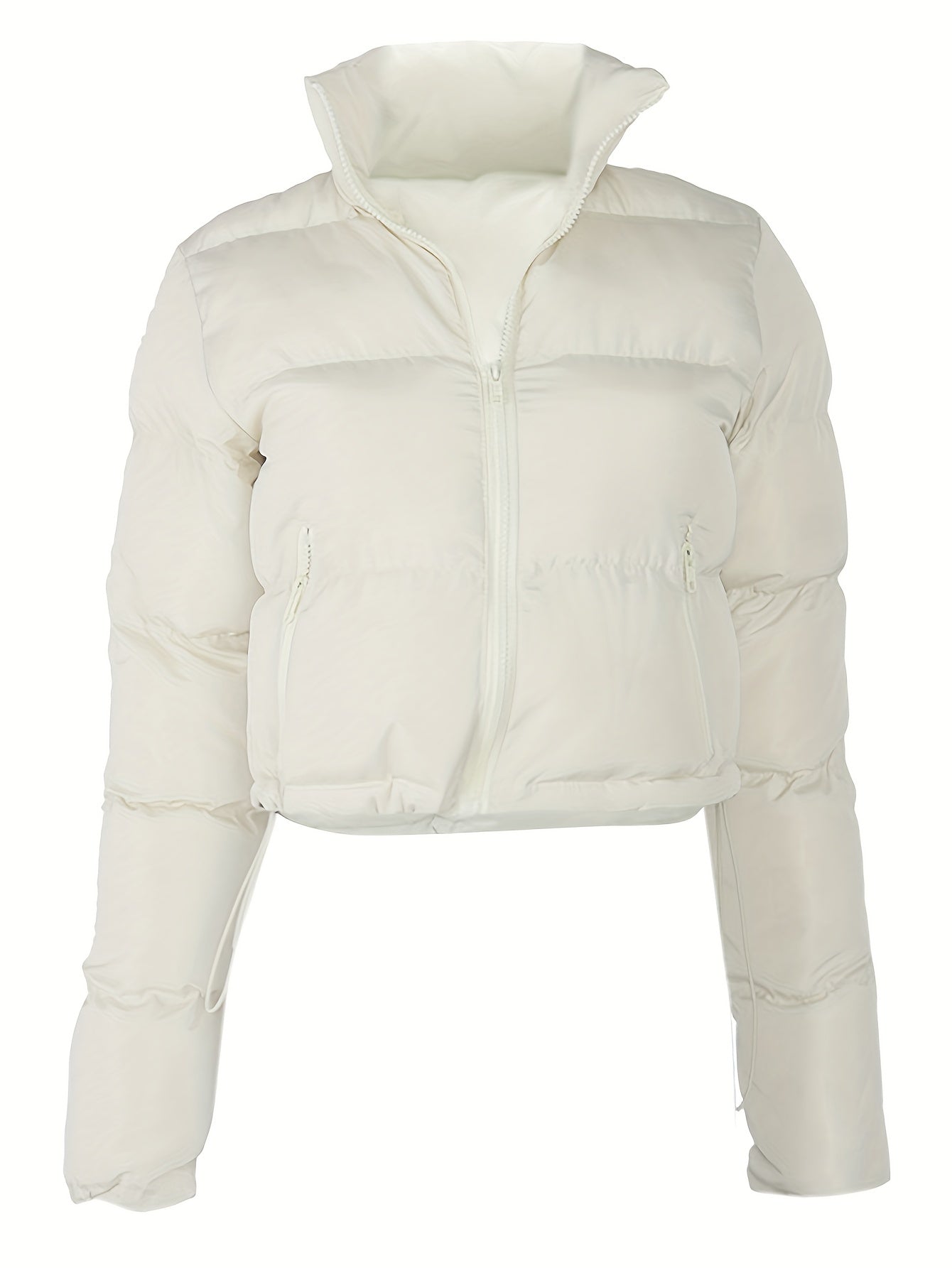 Women's Zipper Warm Puffer Jacket for Winter Hiking Ski