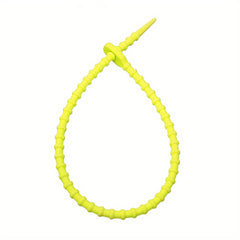 5 Silicone Reusable Zip Ties Cable Ties Straps Cord Keeper Organizer