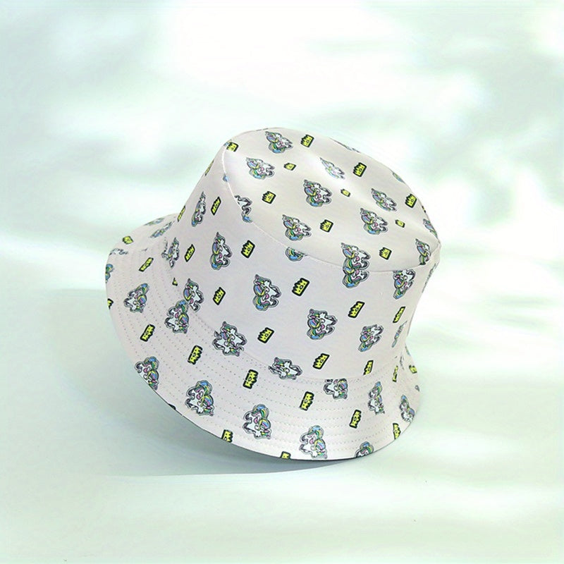 Yellow Duck Pattern Sun Hat for Men and Women