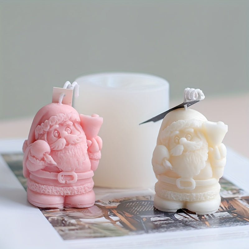 Christmas Silicone Mold Candle Resin Craft Soap Flower Clay Therapy Aromatic