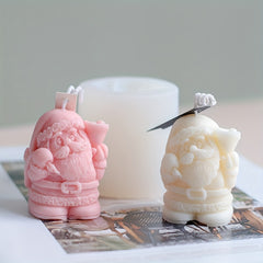 Christmas Silicone Mold Candle Resin Craft Soap Flower Clay Therapy Aromatic