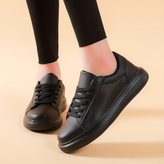 Women's Low Top Lace Up Sneakers Comfortable Shoes
