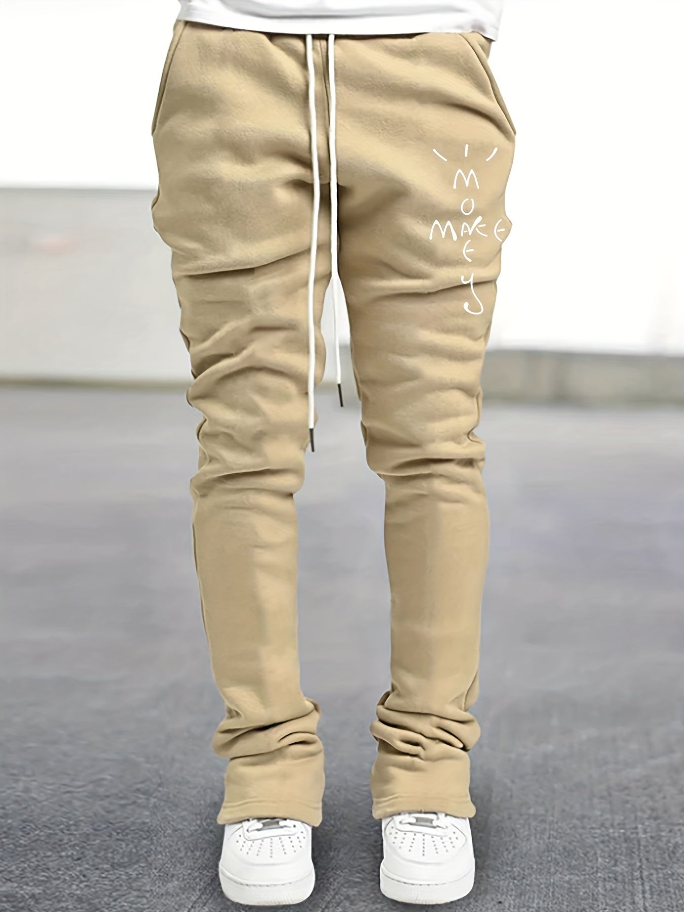 Men's Comfy Flared Trousers Casual Stretch Hip Hop Joggers