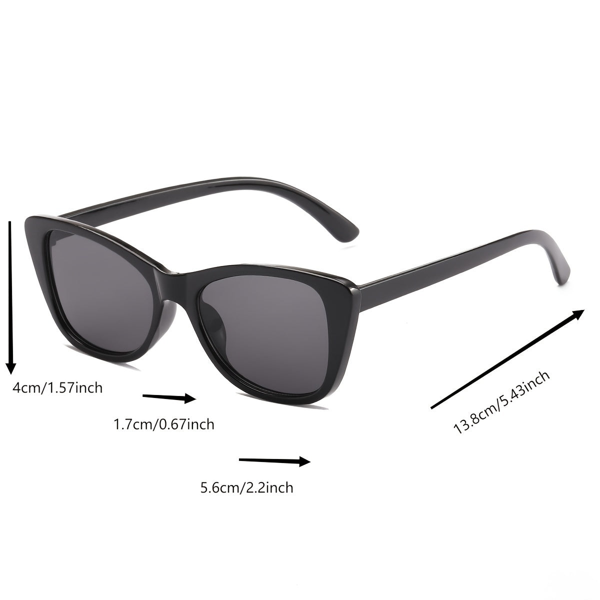 4pcs Cat Eye Couple Sunglasses All match Small Frame