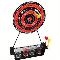 Mini Drinking Dart Set with Glass Cups for Party