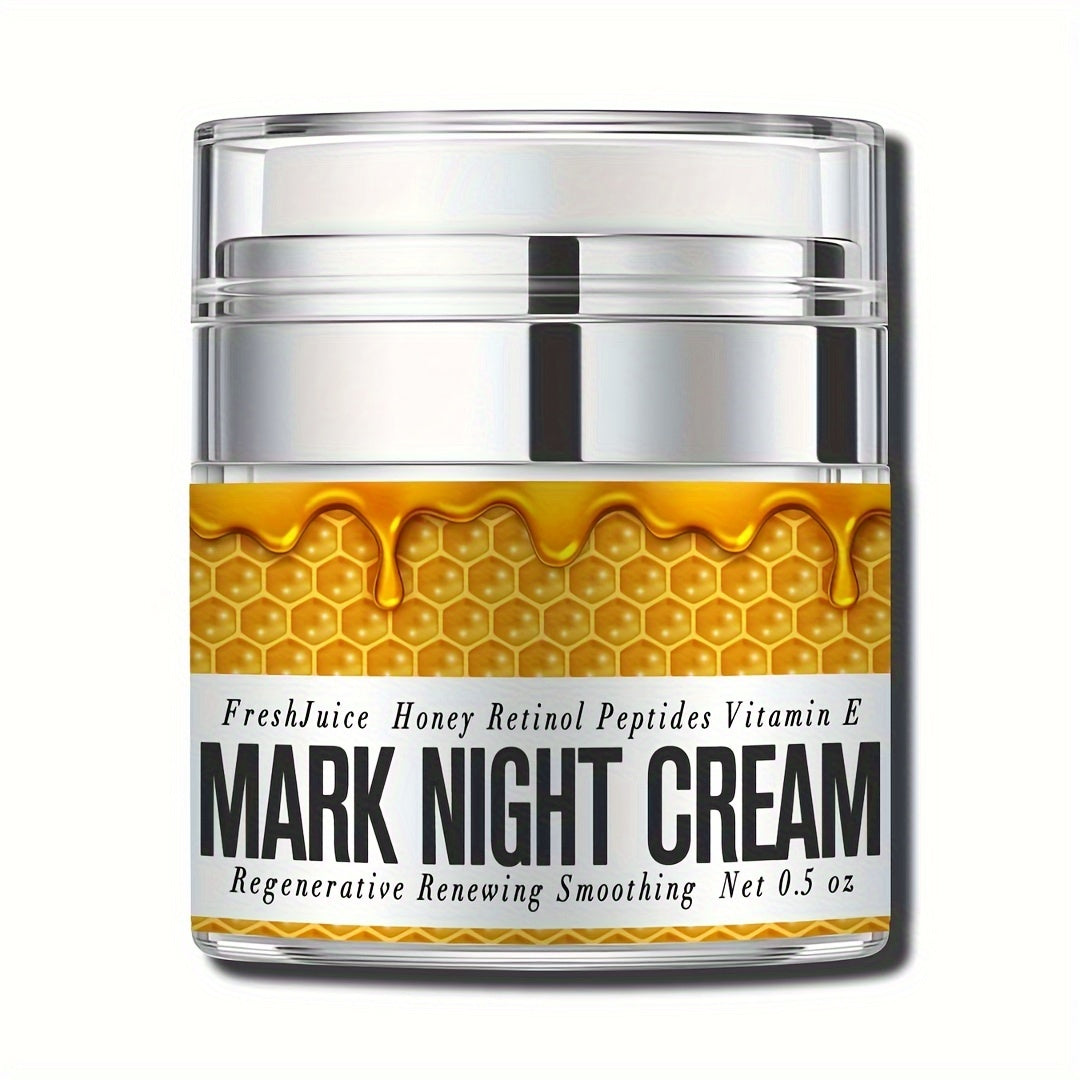 Manuka Honey Night Cream Scar Creme Retinol Vitamin E Smooth Repair