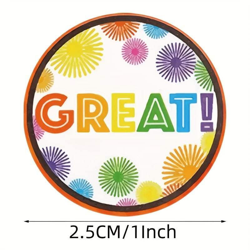 500pcs Copper Paper Stickers For Bag Decoration Sealing Handcraft Stickers