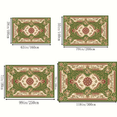 Boho Anti Fatigue Kitchen Rugs, Vintage Absorbent Non Slip Cushioned Rugs