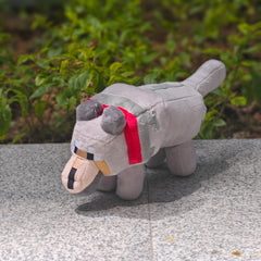 Big Bad Wolf and Little Gray Wolf Plush Dolls Gift Toys