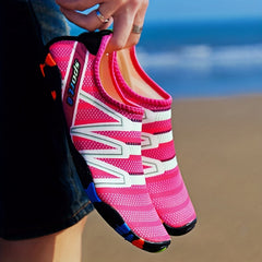 Colorblock Sneakers Lightweight Slip On Shoes Women's Outdoor Shoes