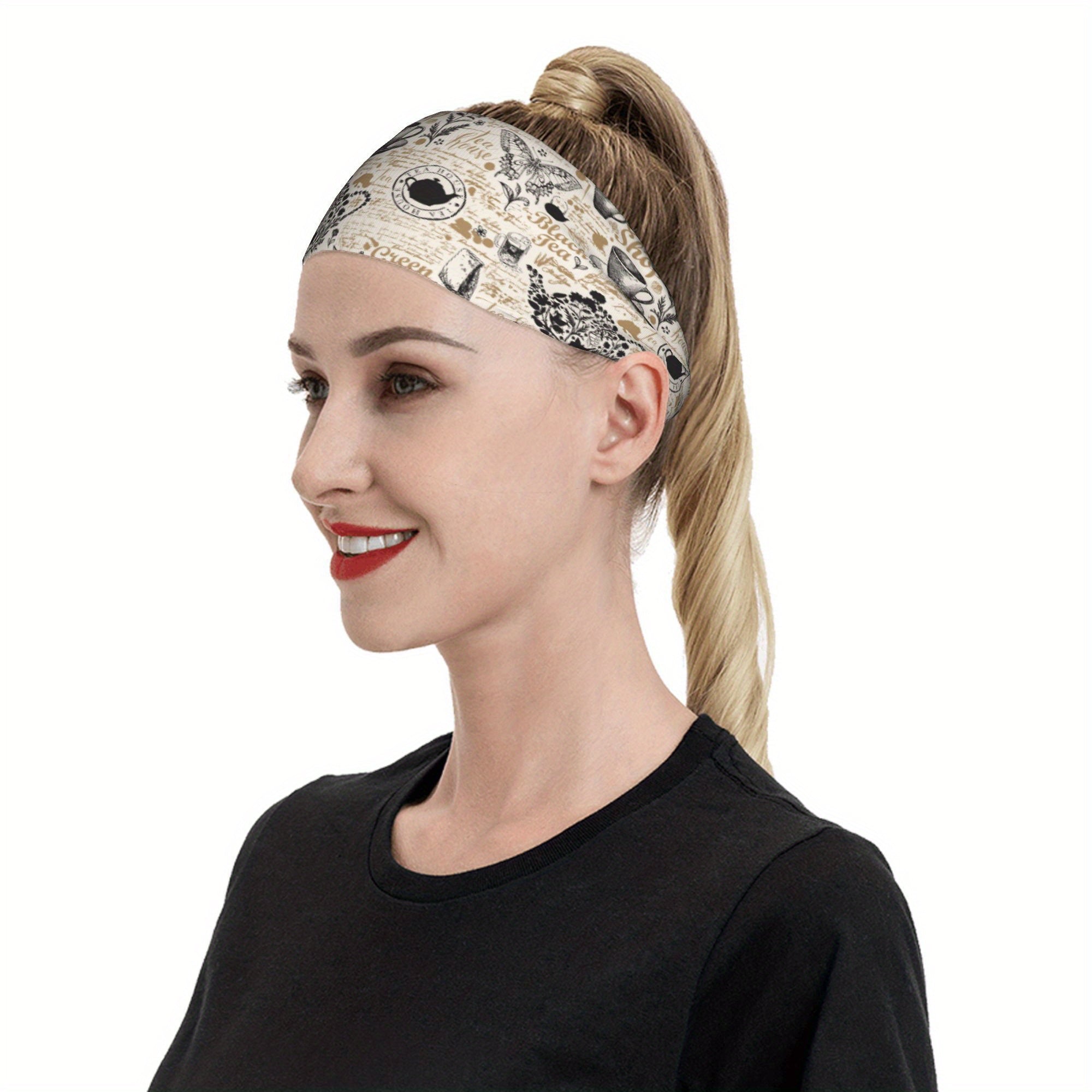 Vintage Inspired Breathable Headband for Sports & Casual Wear