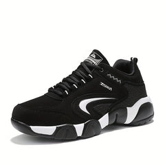 Men's Lace up Chunky Sneakers Comfortable Winter Shoes