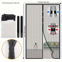 1pc 4 Sizes Magnetic Mosquito Net Insect Proof Door Curtain Mesh