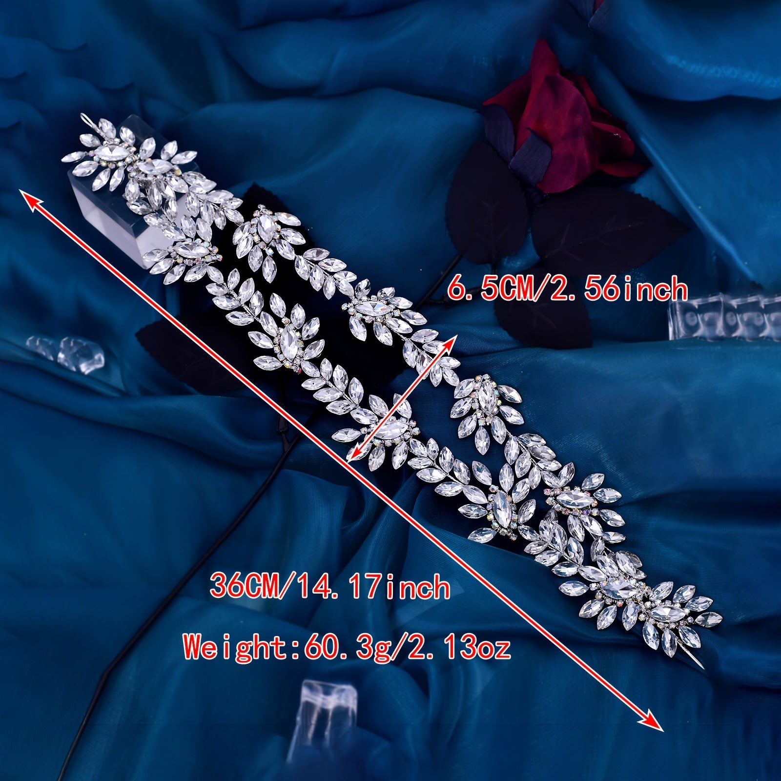 Vintage Rhinestone Bridal Headband for Weddings & Special Occasions