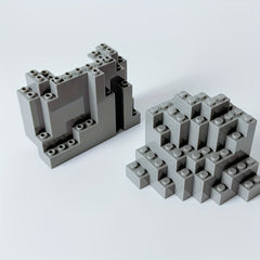 4pcs MOC Mountain & Forest Scenes with Accessories Building Blo