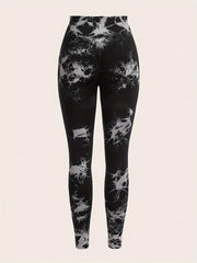 Tie Dye Yoga Pants High Stretch Leggings Women's Activewear