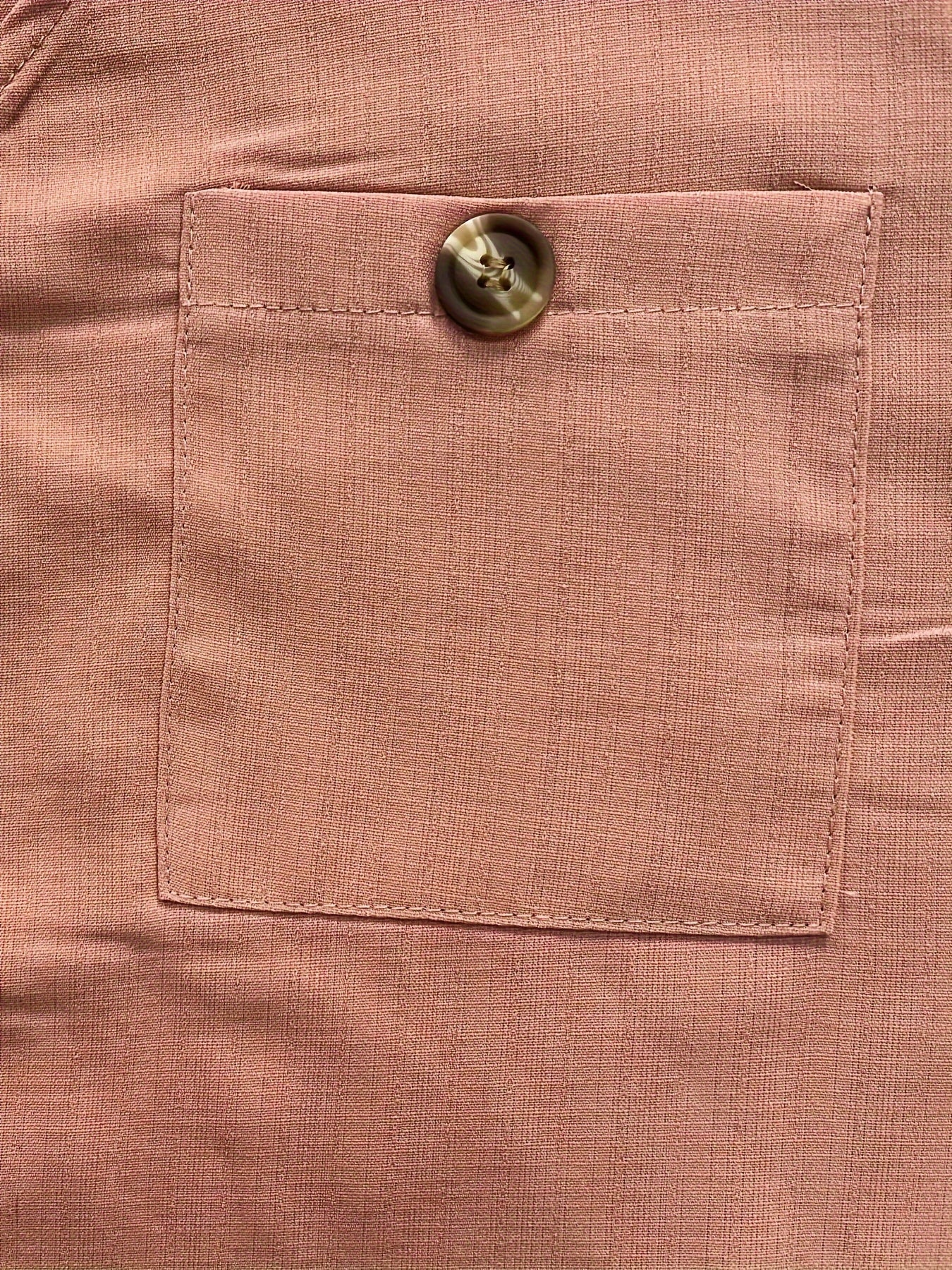 Casual Romper Women's Plus Plain V Neck Button Up Loose Romper