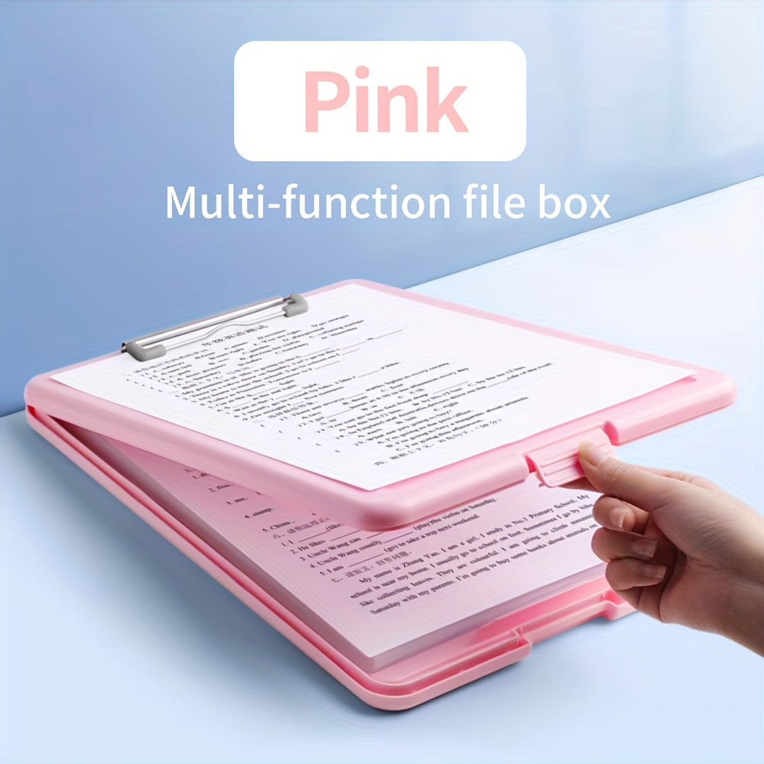 A4 Foldable Overlaid Clipboard: Portable Office and School Solution