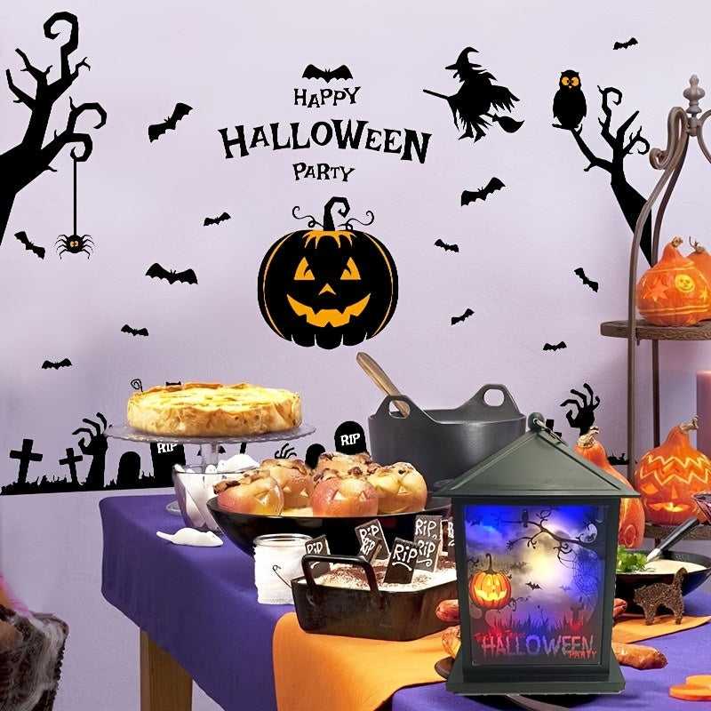 Halloween LED Horror Lights Under The Moon Pumpkin