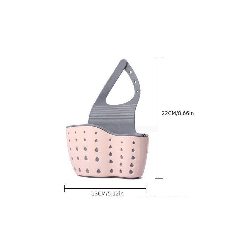 Sink Sponge Holder and Drain Basket Set