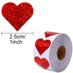 500pcs Love Sticker Sealing Sticker 8 Patterns Adhesive Label