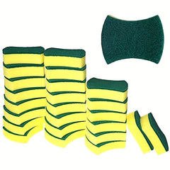 5pcs/10pcs Dishwashing Sponge Brush Home Kitchen Cleaning Non Scratch Durable
