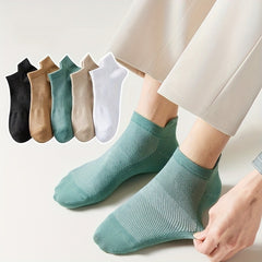 2 Pairs Outdoor Breathable Low Cut Socks for Spring & Summer