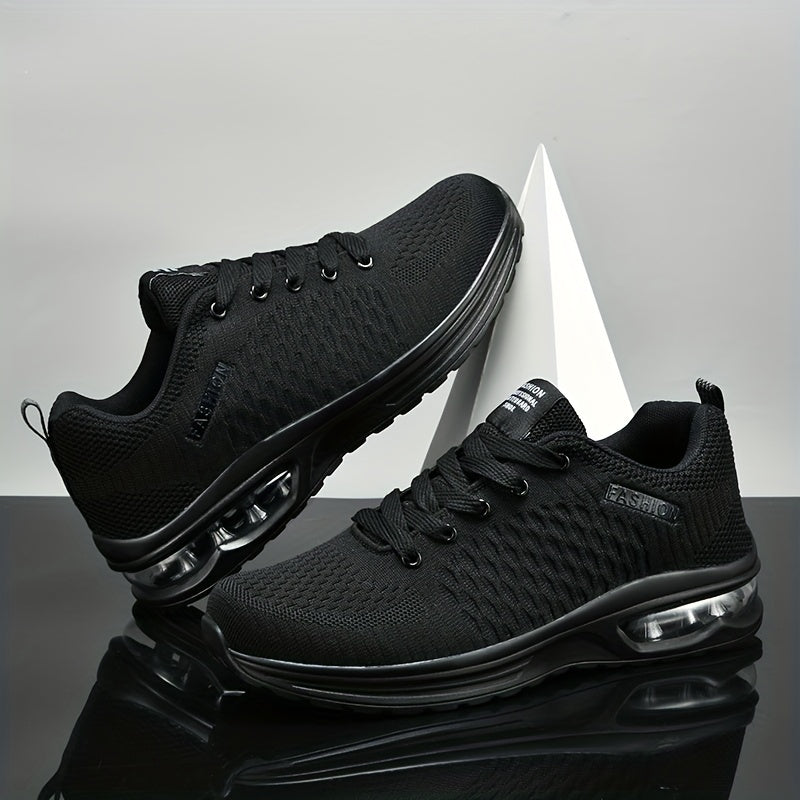 Men's Lace-up Sneakers Athletic Shoes Air Cushion Shock-absorbing Breathable