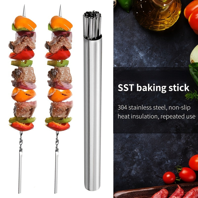 Stainless Steel BBQ Skewer Storage Tube - Upgrade Your Grilling Experience