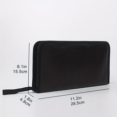 80pcs DVD Storage Wallet - Hard Plastic Case for CDs and DVDs
