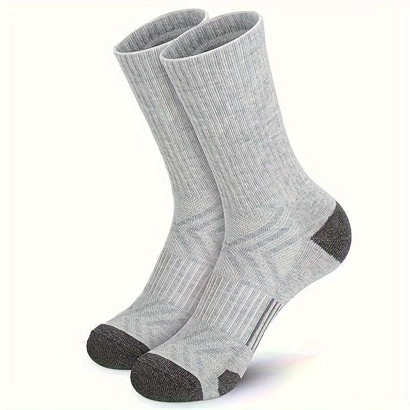 Men's Mid Crew Sport Socks - Sweat Absorbing & Comfy