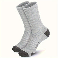 Men's Mid Crew Sport Socks - Sweat Absorbing & Comfy
