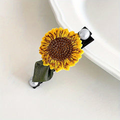 Girls Sunflower Hair Bands Hair Clips for Party Props