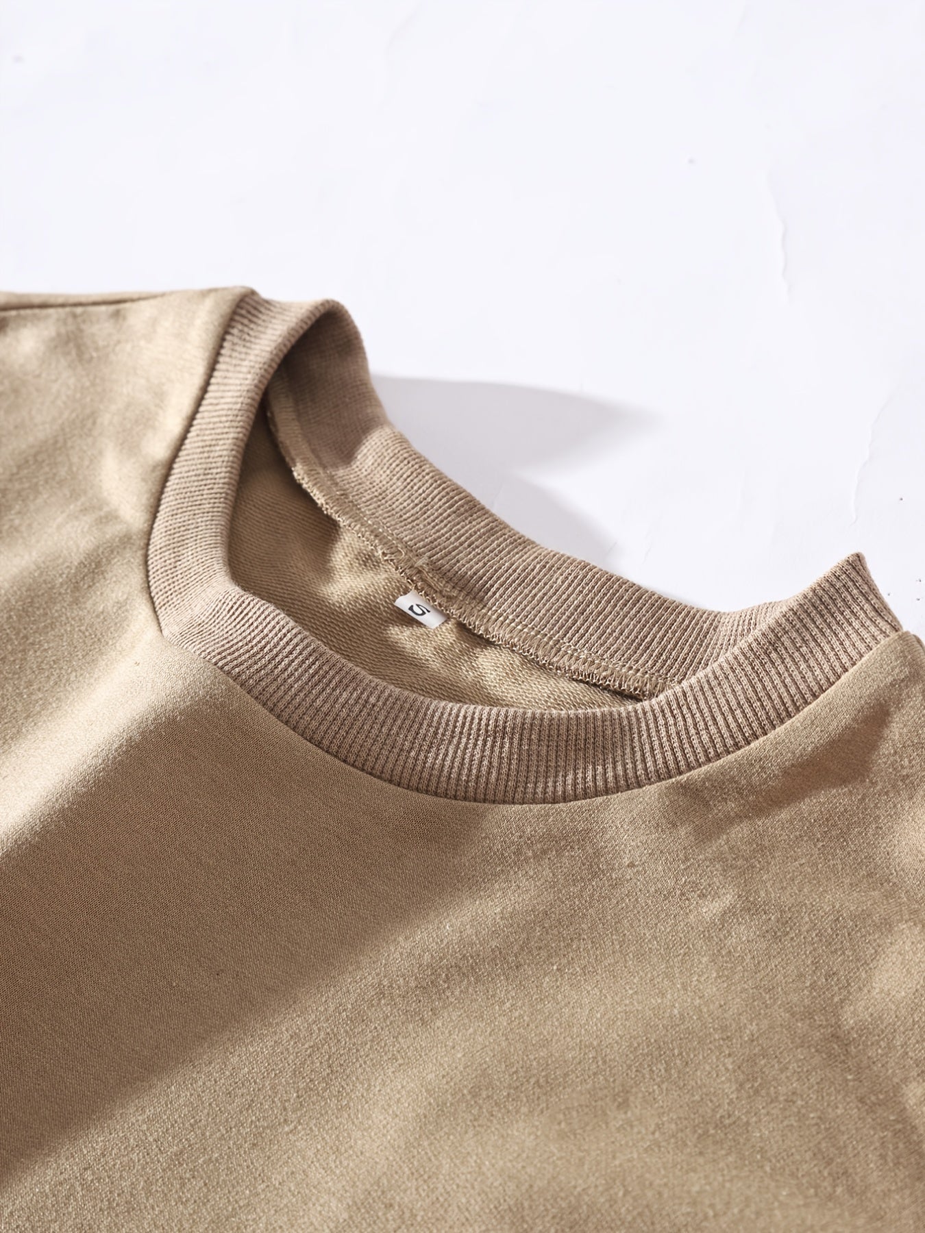 Vintage Crew Neck Pullover Casual Loose Retro Long Sleeve Sweatshirt
