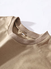 Vintage Crew Neck Pullover Casual Loose Retro Long Sleeve Sweatshirt