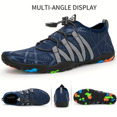 Men's Quick Drying Water Shoes Lightweight Slip On Beach Aqua Socks