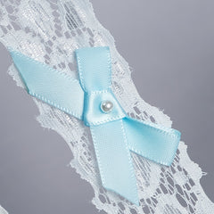 Sexy Lace Wedding Garters Bride Stretchy Prom Leg Garters With Bow